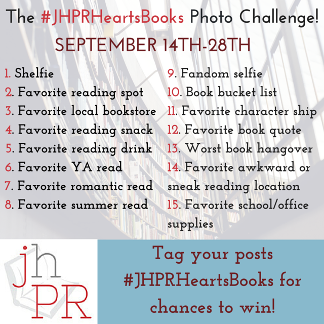 JHPRHeartsBooks Instagram Challenge